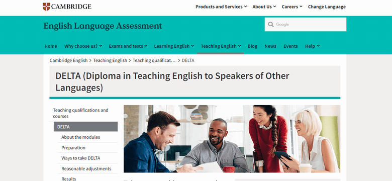 DELTA（Diploma in Teaching English to Speakers of Other Languages）