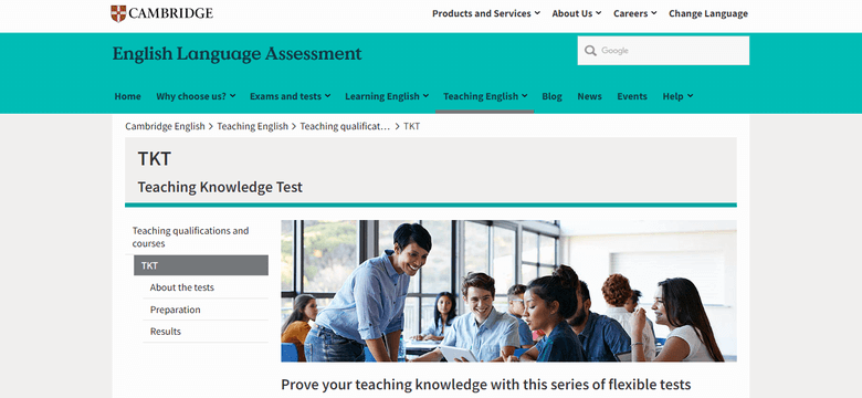 TKT（Teaching Knowledge Test）