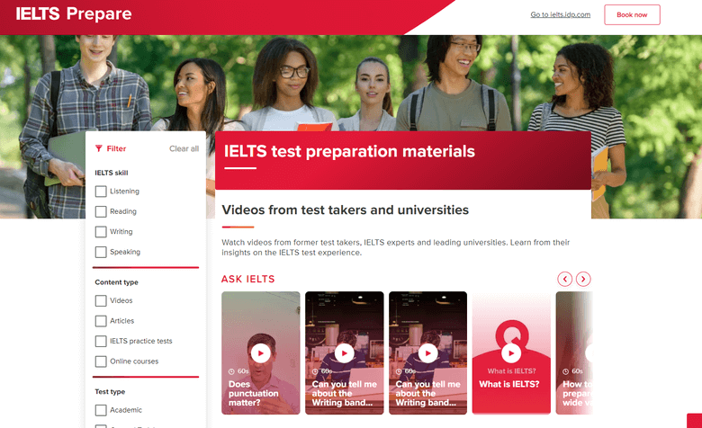 IELTS Test Preparation Materials