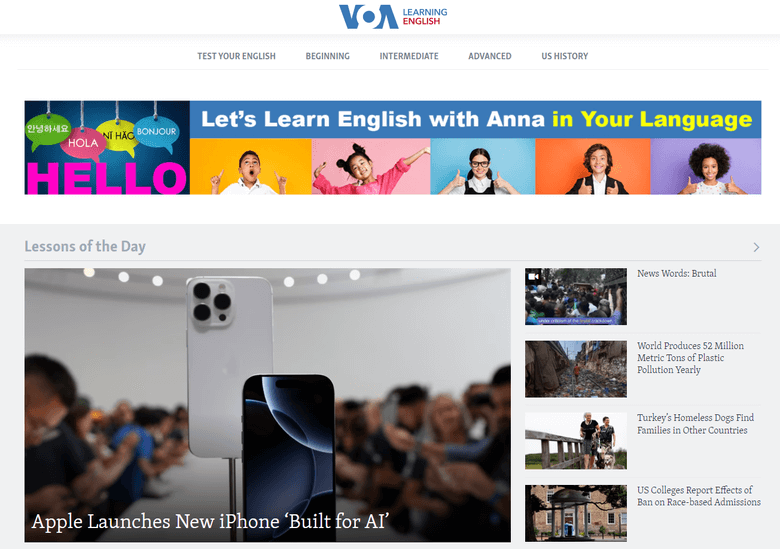 VOA Learning English