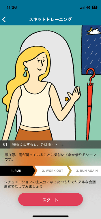 スキットトレーニングのイラスト1